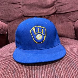 Milwaukee Brewers New Era Throwback fitted hat